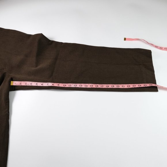 Cuseri Sport Brown Flat Front Dress Pants Men's 36L (36x27) - Picture 10 of 11